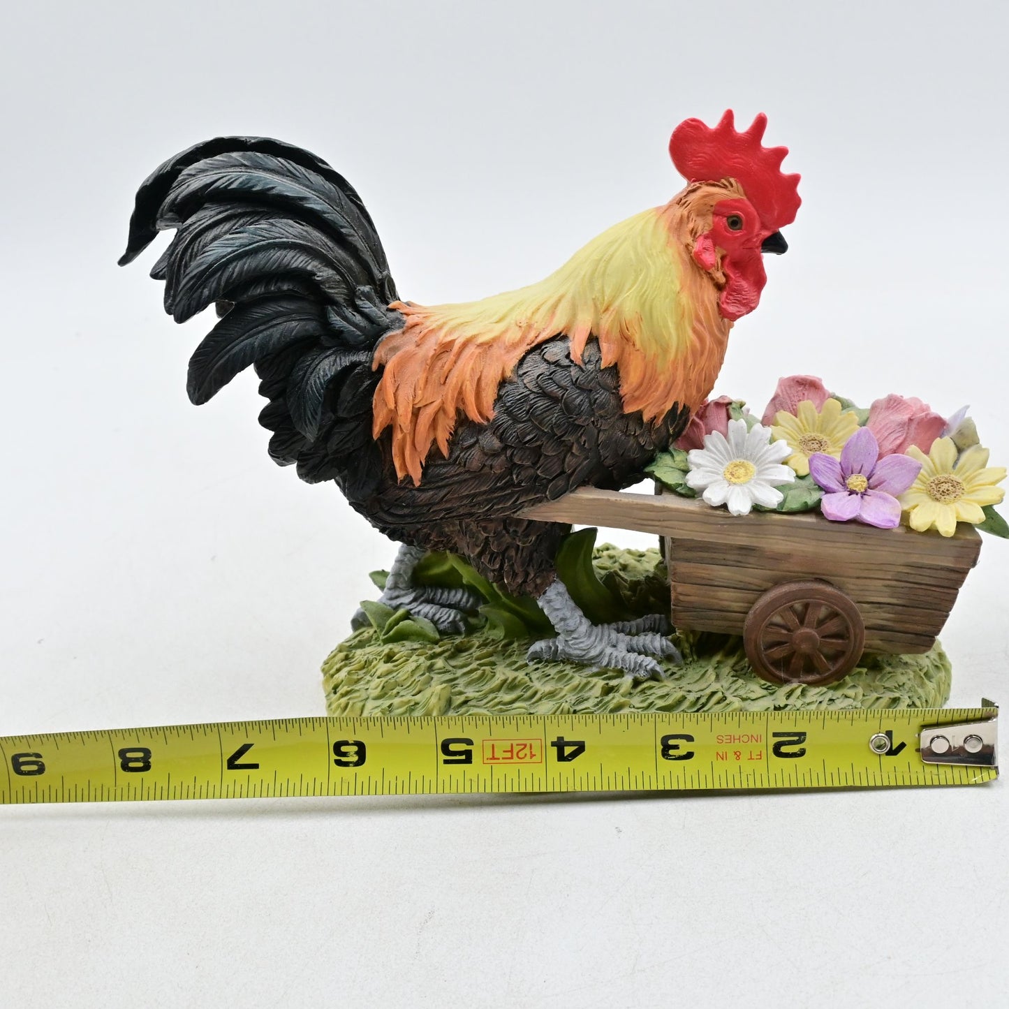 Lenox Sweet Garden Rooster Ceramic Figurine Collectible Decor