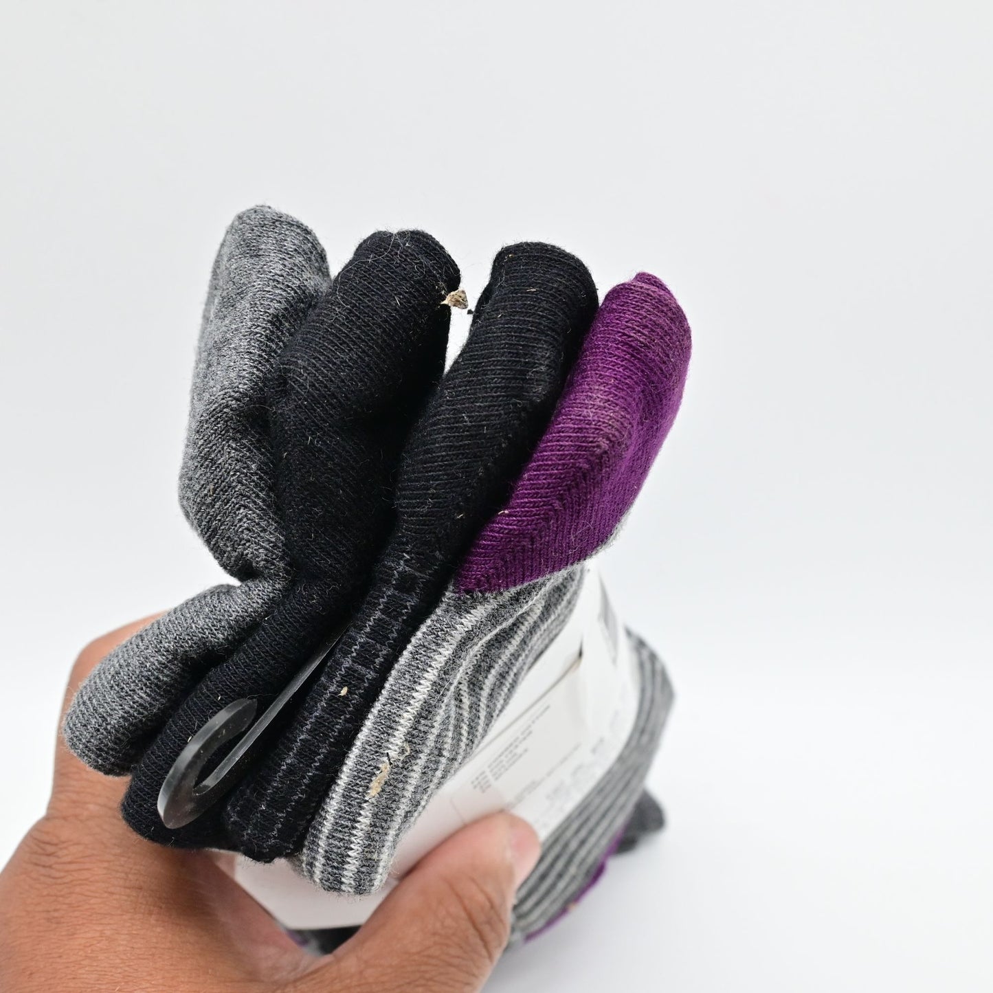 Calvin Klein Men’s Black Long Crew Socks 4 Pack Bran New Multicolor
