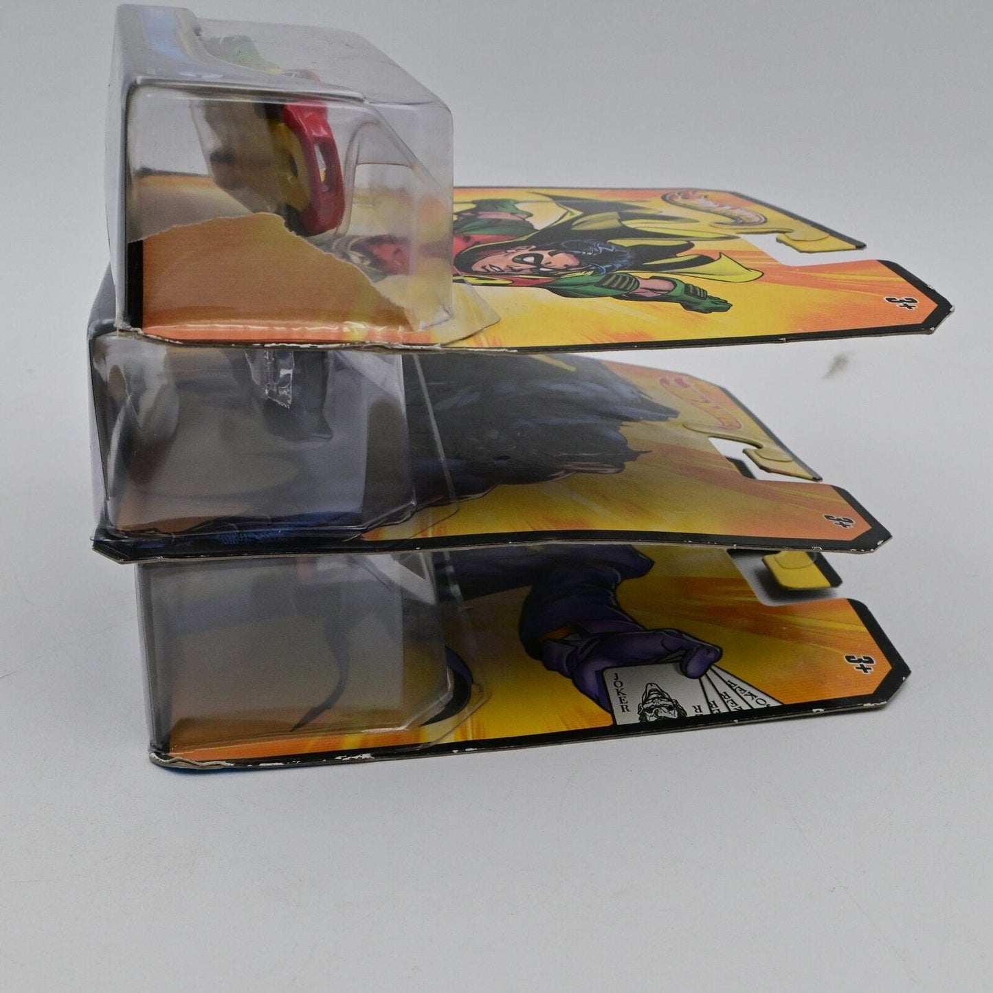 Hot Wheels DC Comics Batman, The Joker, & Robin Bundle Of 3