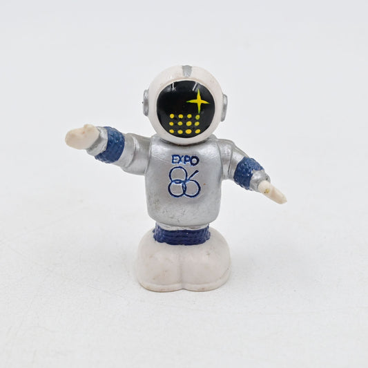 Expo 86 Ernie Mascot Figural Keychain Vintage