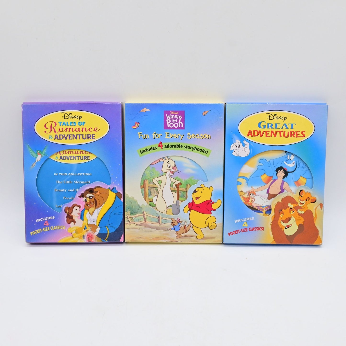 Vintage 2001 Disney Pocket Size Books Bundle Of 3 By Brimar