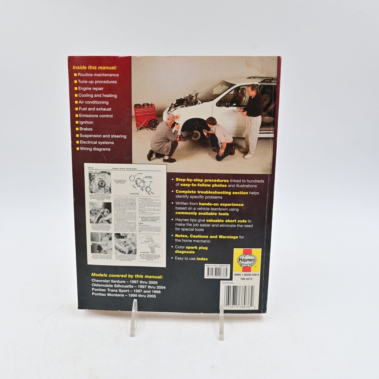 General Motors Venture/Silhouette/Trans Port/Montana 1997-2005 Repair Manual