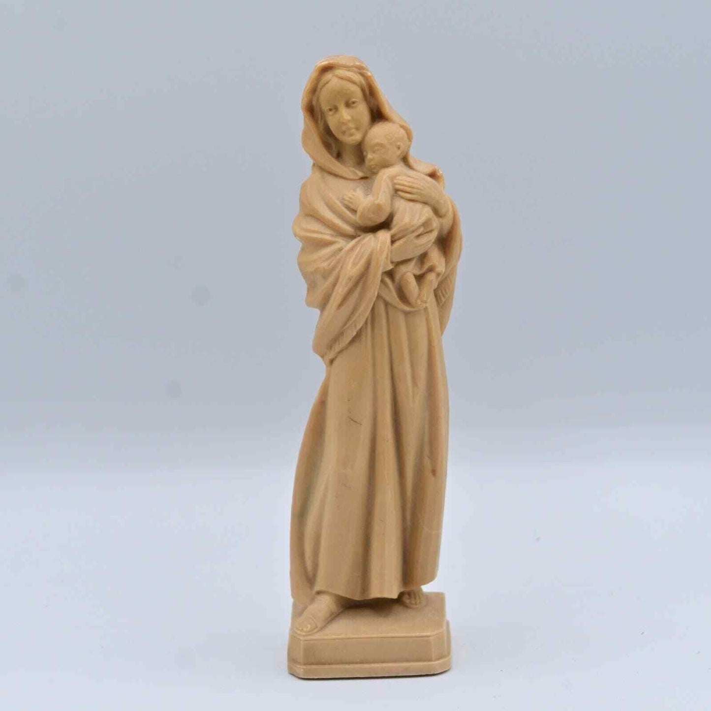Vintage Virgin Mary With Jesus Figure