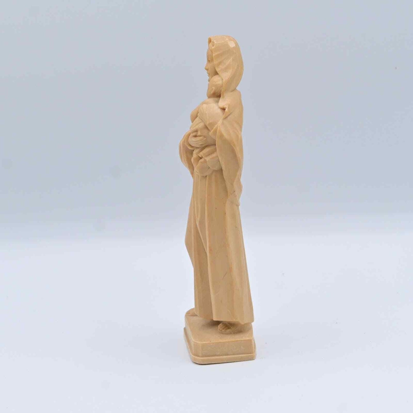 Vintage Virgin Mary With Jesus Figure