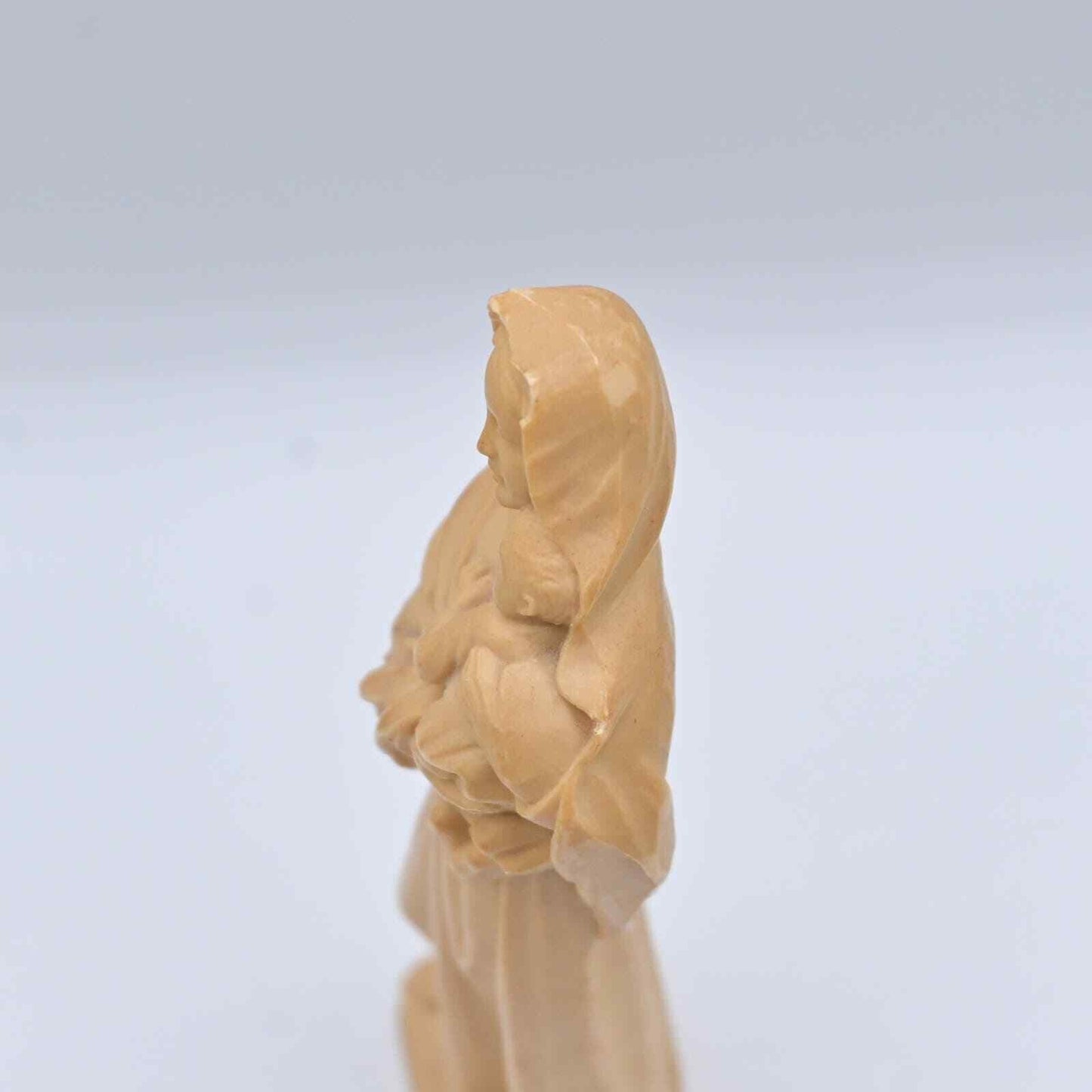 Vintage Virgin Mary With Jesus Figure