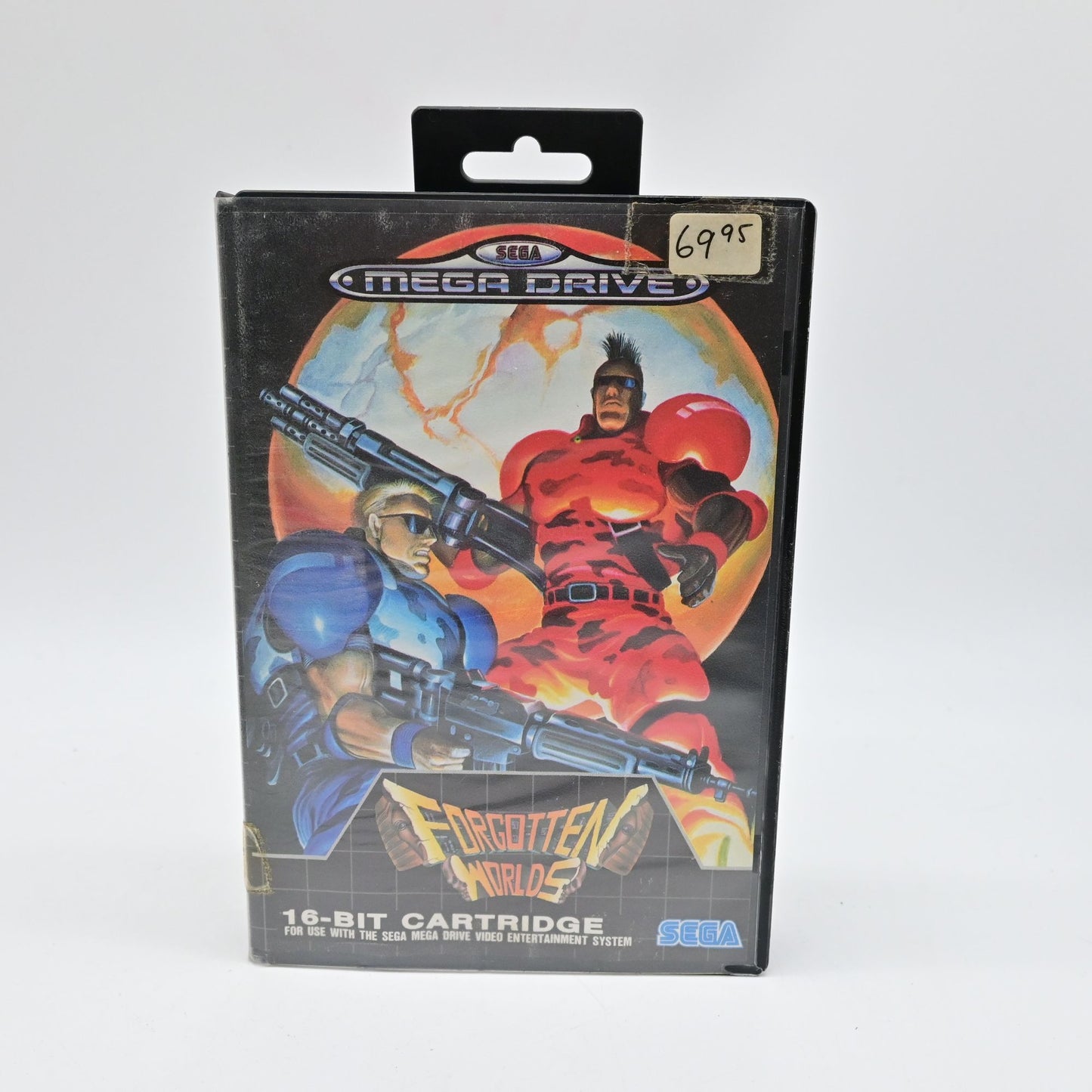 Forgotten Worlds Sega Mega Drive 16-Bit Cartridge Game CIB