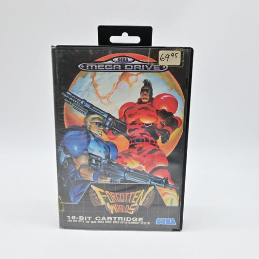 Forgotten Worlds Sega Mega Drive 16-Bit Cartridge Game CIB