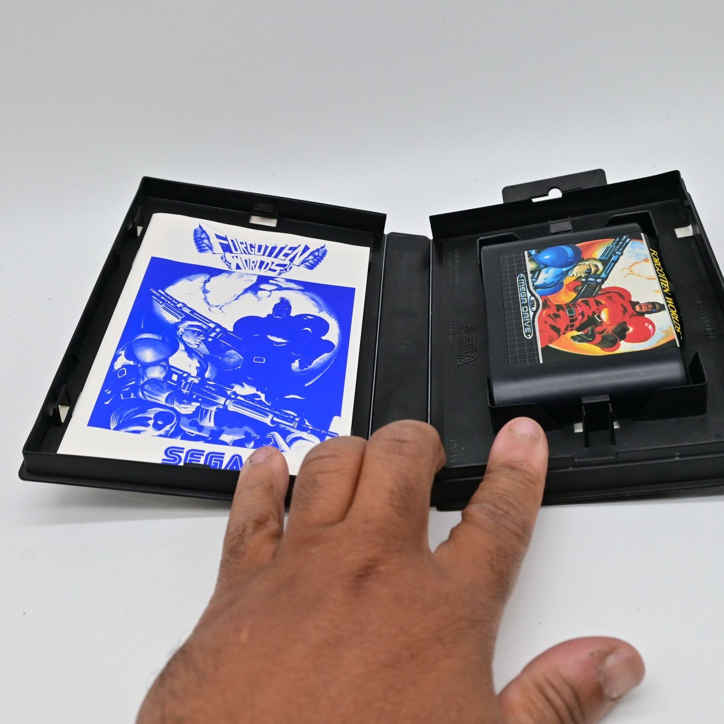 Forgotten Worlds Sega Mega Drive 16-Bit Cartridge Game CIB