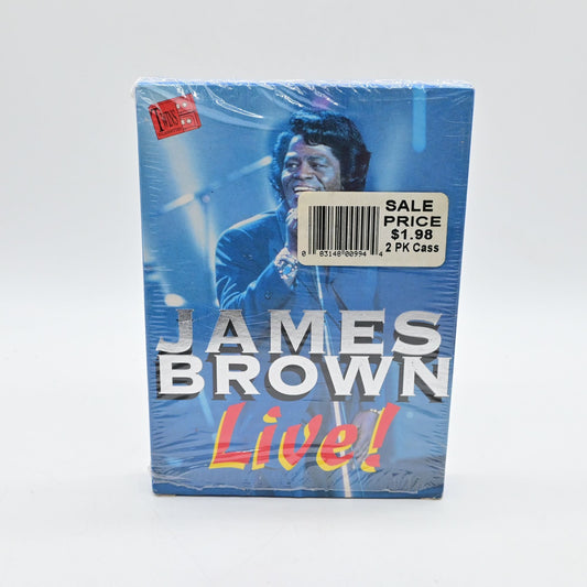 James Brown Live! 2 Pack Cassette Tape Set