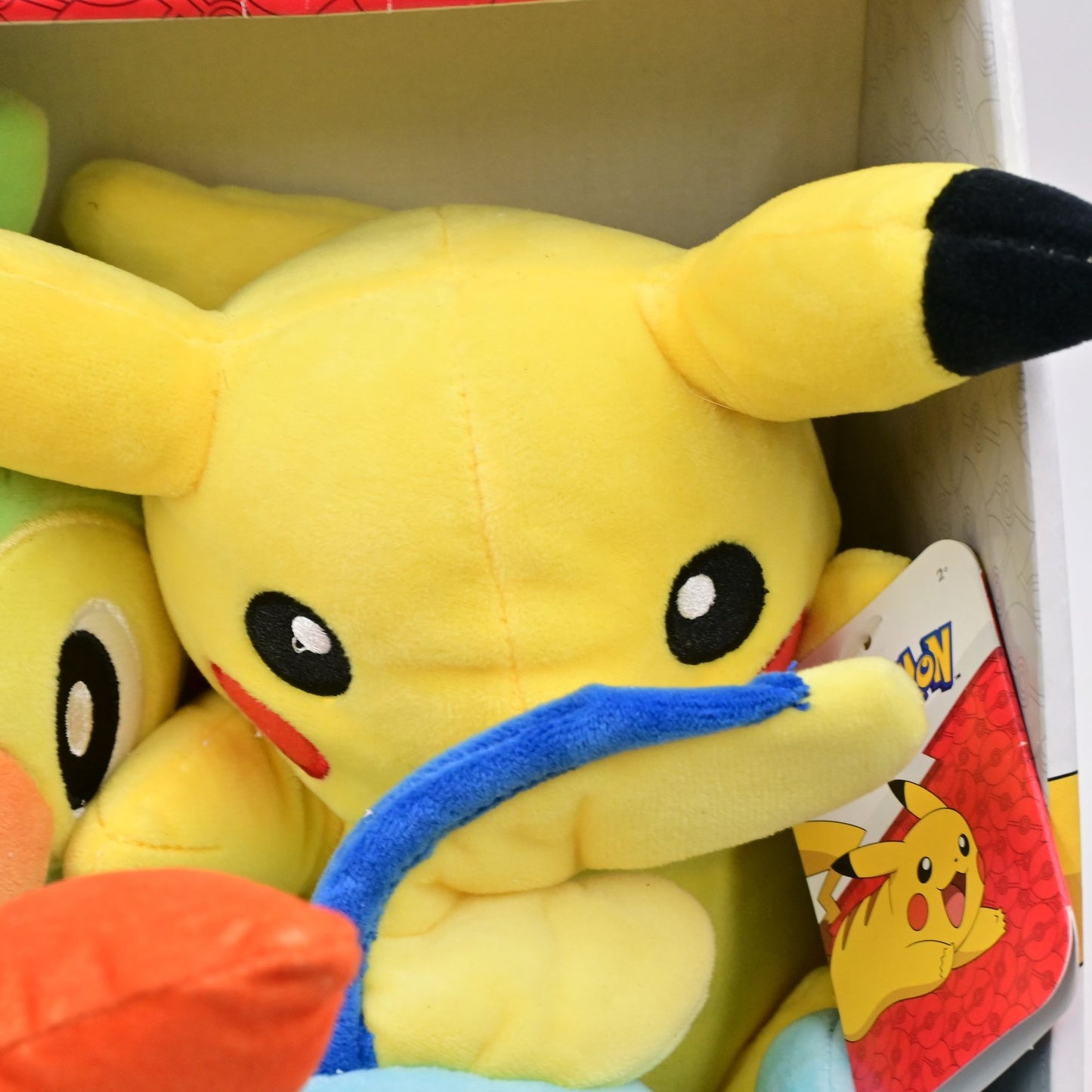 Pokemon Galar Region Starter Plush 4 Pack Scorbunny, Grookey, Sobble, Pikachu