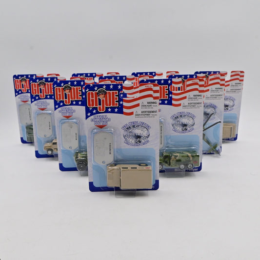 G.I. Joe Official Metal Collectors Vehicles With Dog Tag - Complete Set Of 10