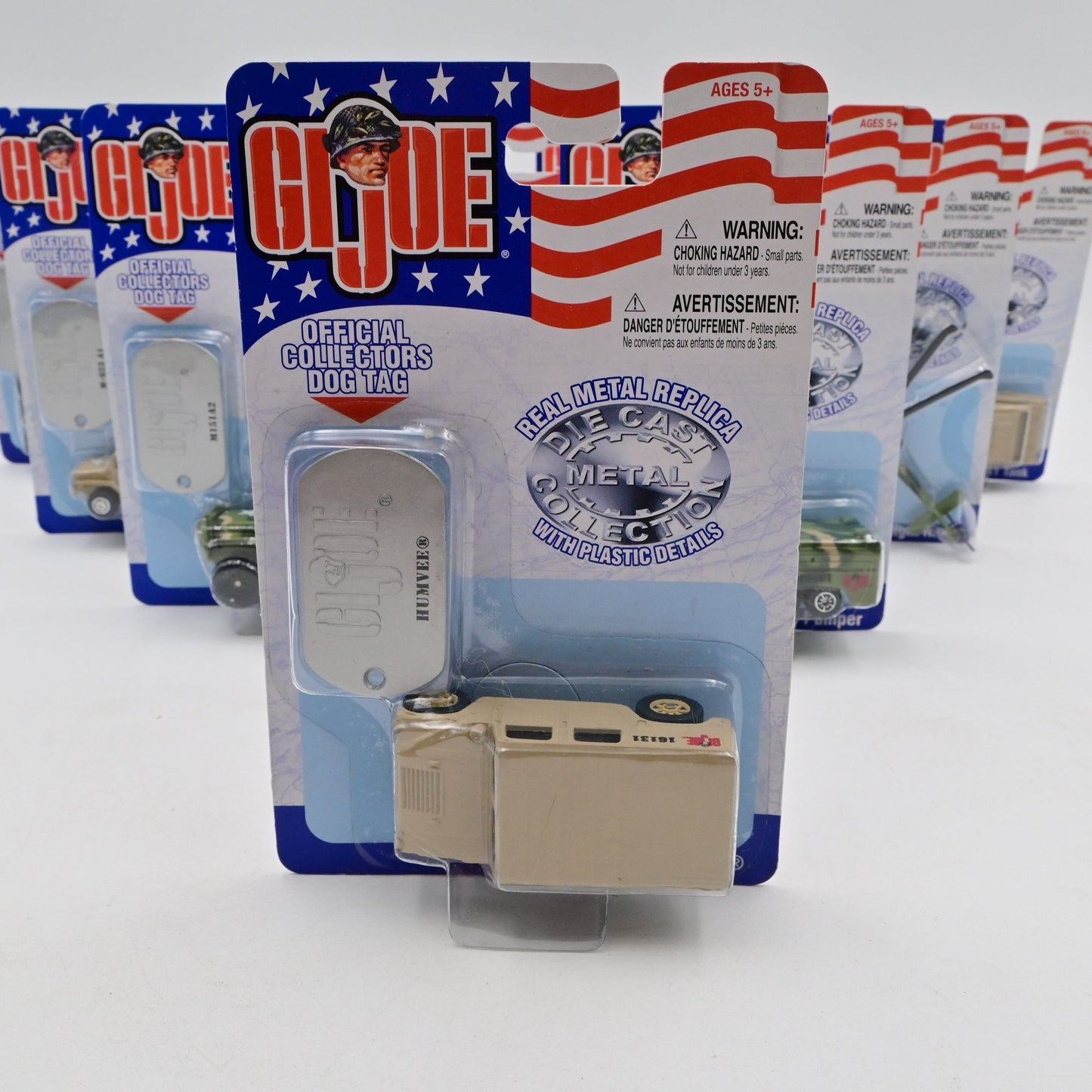 G.I. Joe Official Metal Collectors Vehicles With Dog Tag - Complete Set Of 10