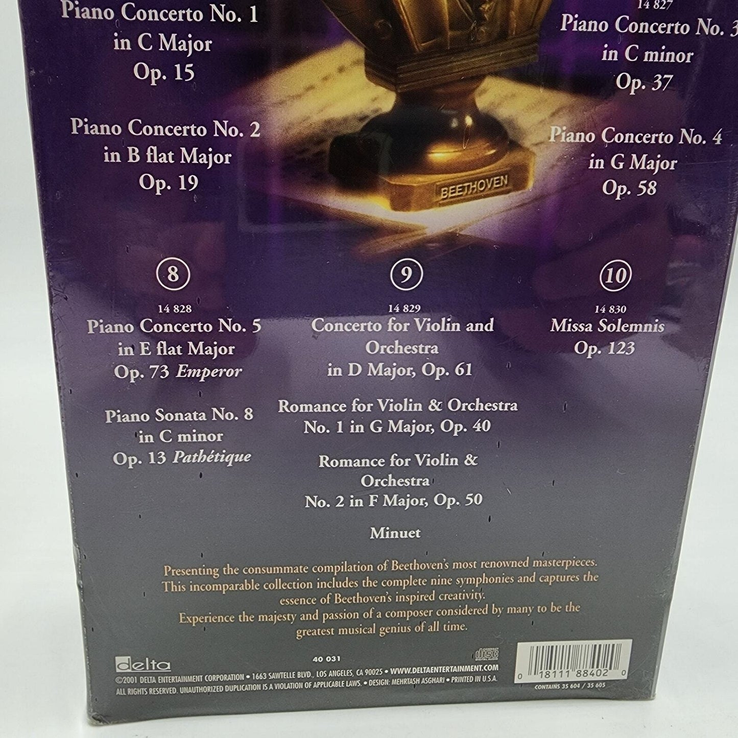 Beethoven Complete Symphonies 10 Disc Cd Set