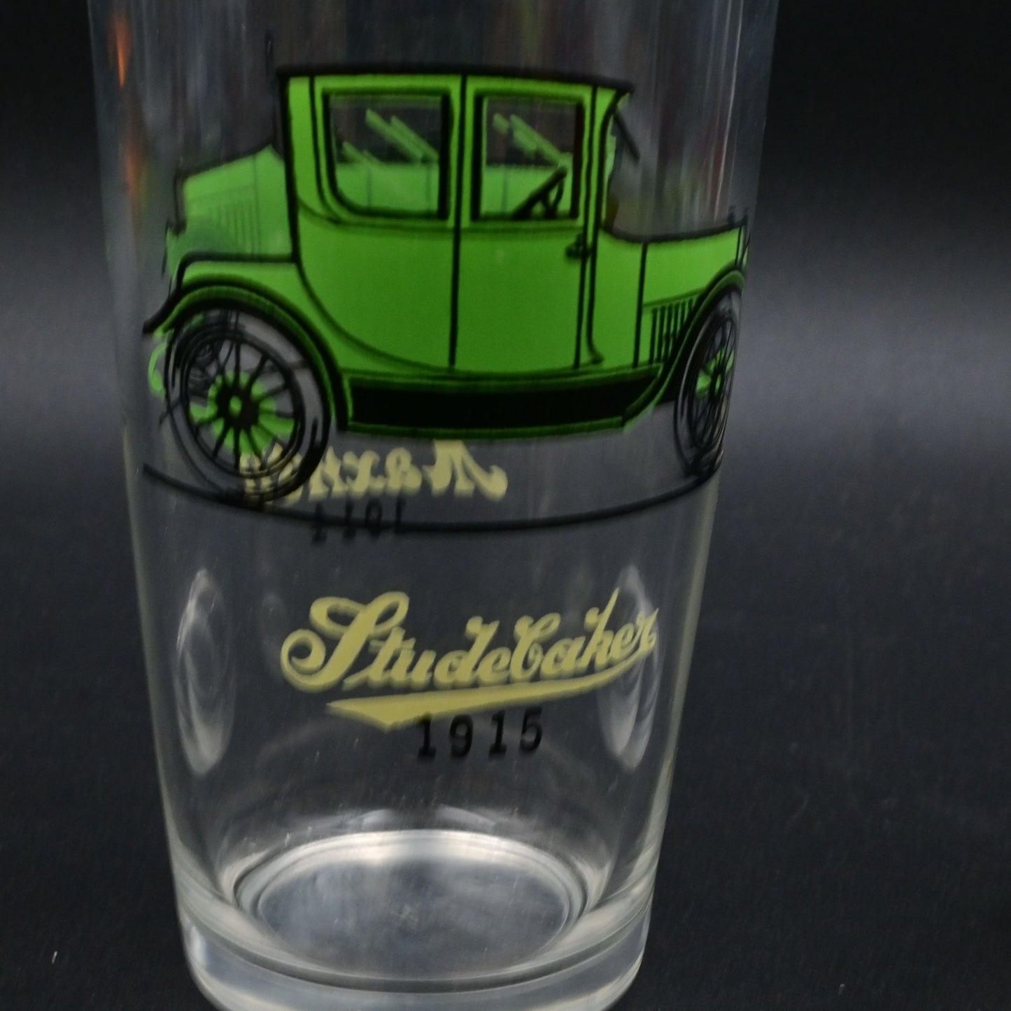 Vintage Hazel Atlas Antique Auto Car Drinking Glasses Set Of 6