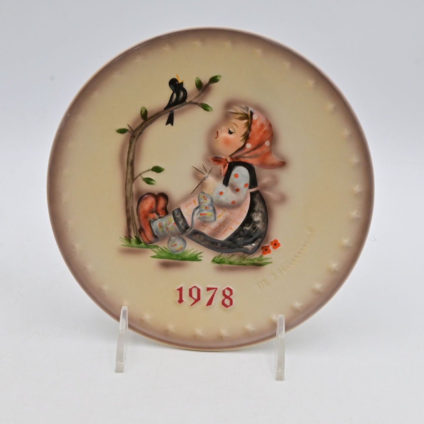 Vintage 1978 Goebel Hummel Annual Plate W/ Box