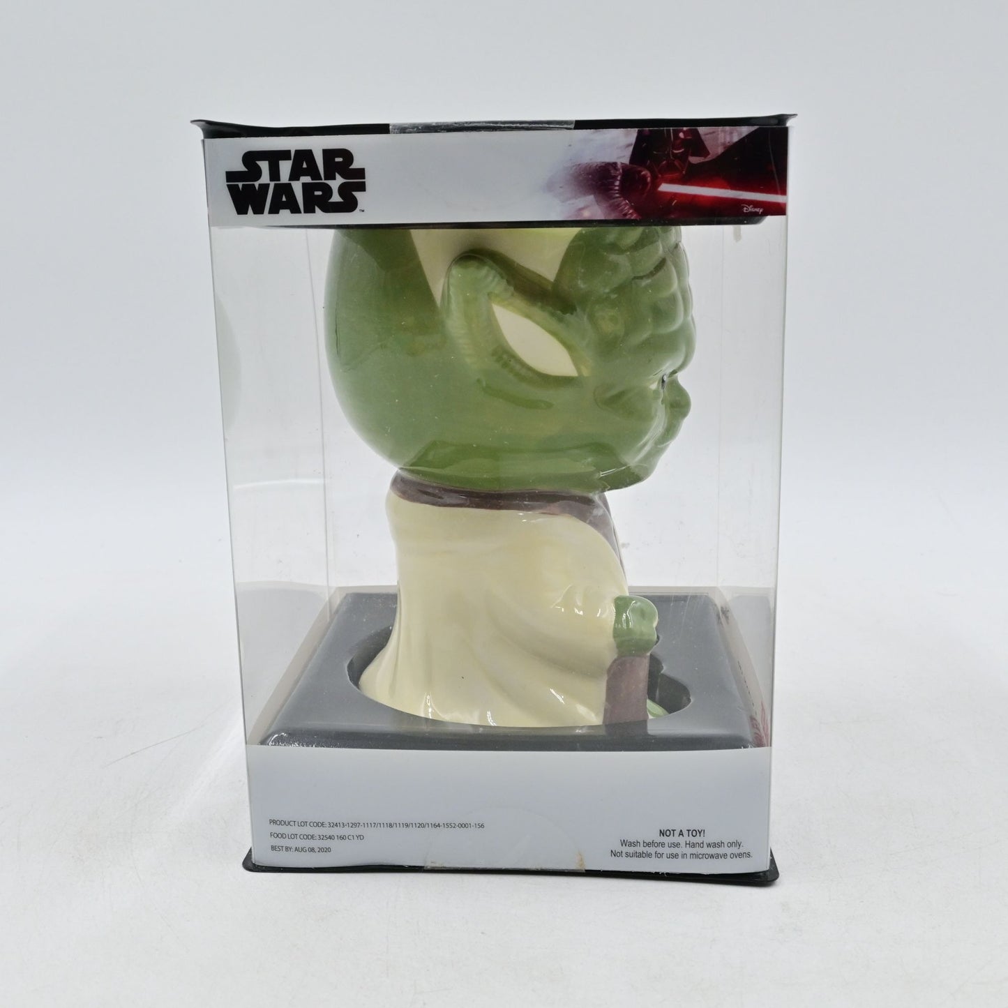 Star Wars Ceramic Yoda Goblet Mug Glass LucasFilm Ltd 2012