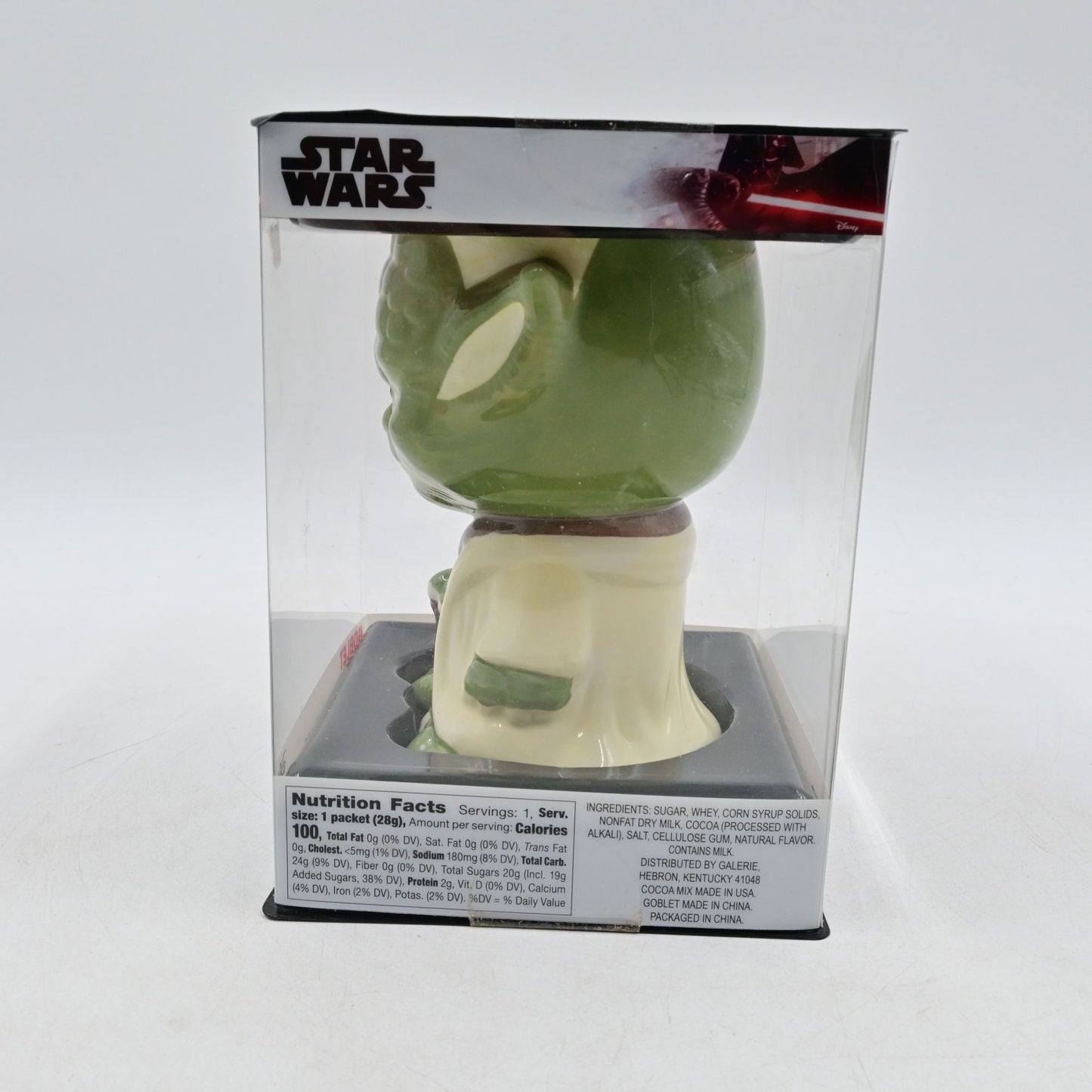 Star Wars Ceramic Yoda Goblet Mug Glass LucasFilm Ltd 2012