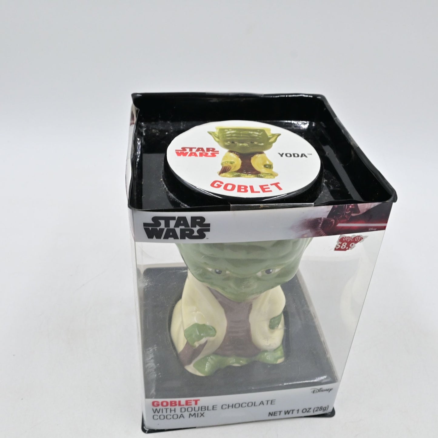 Star Wars Ceramic Yoda Goblet Mug Glass LucasFilm Ltd 2012