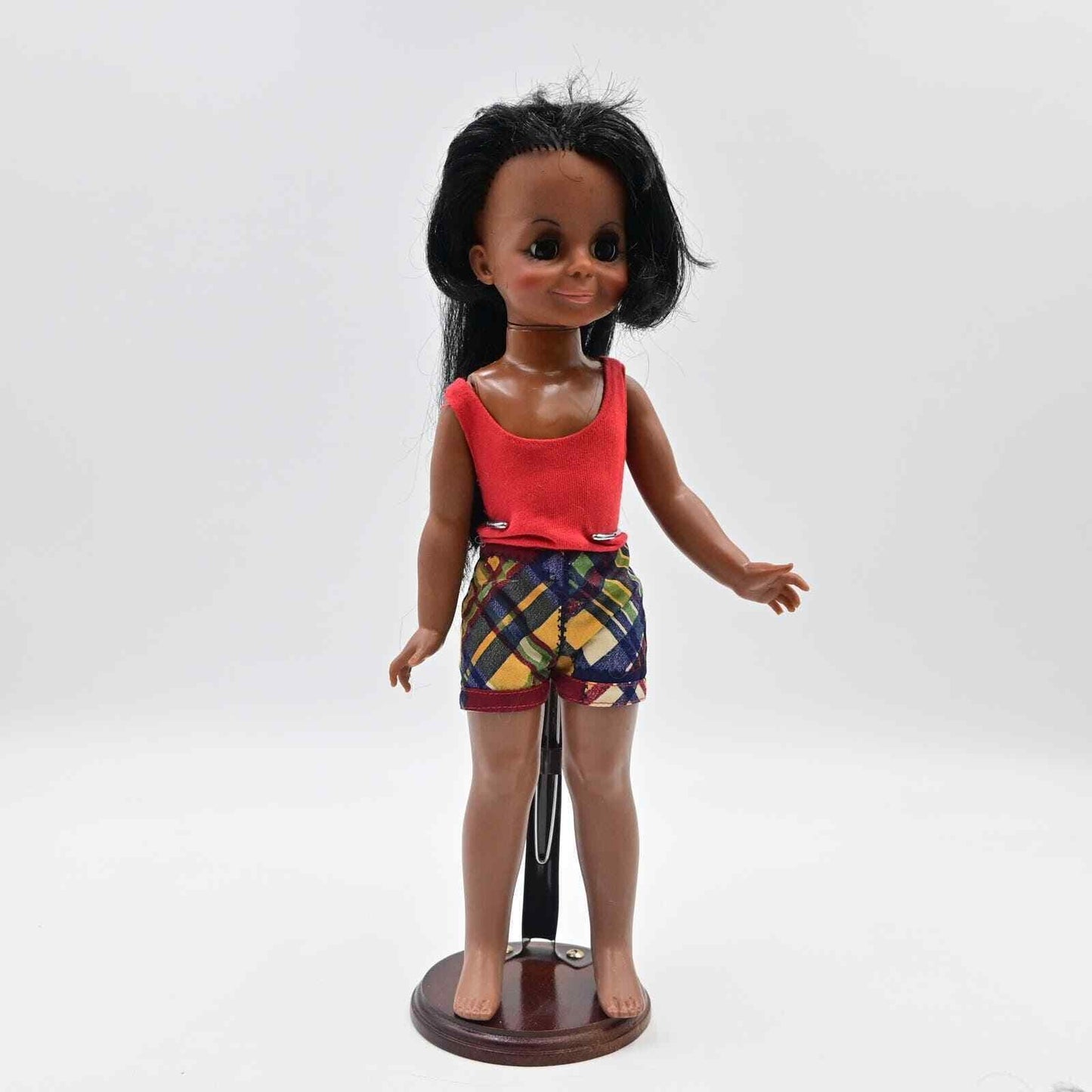 Vintage 1970’s Ideal Look Around Velvet African American Doll Look Around