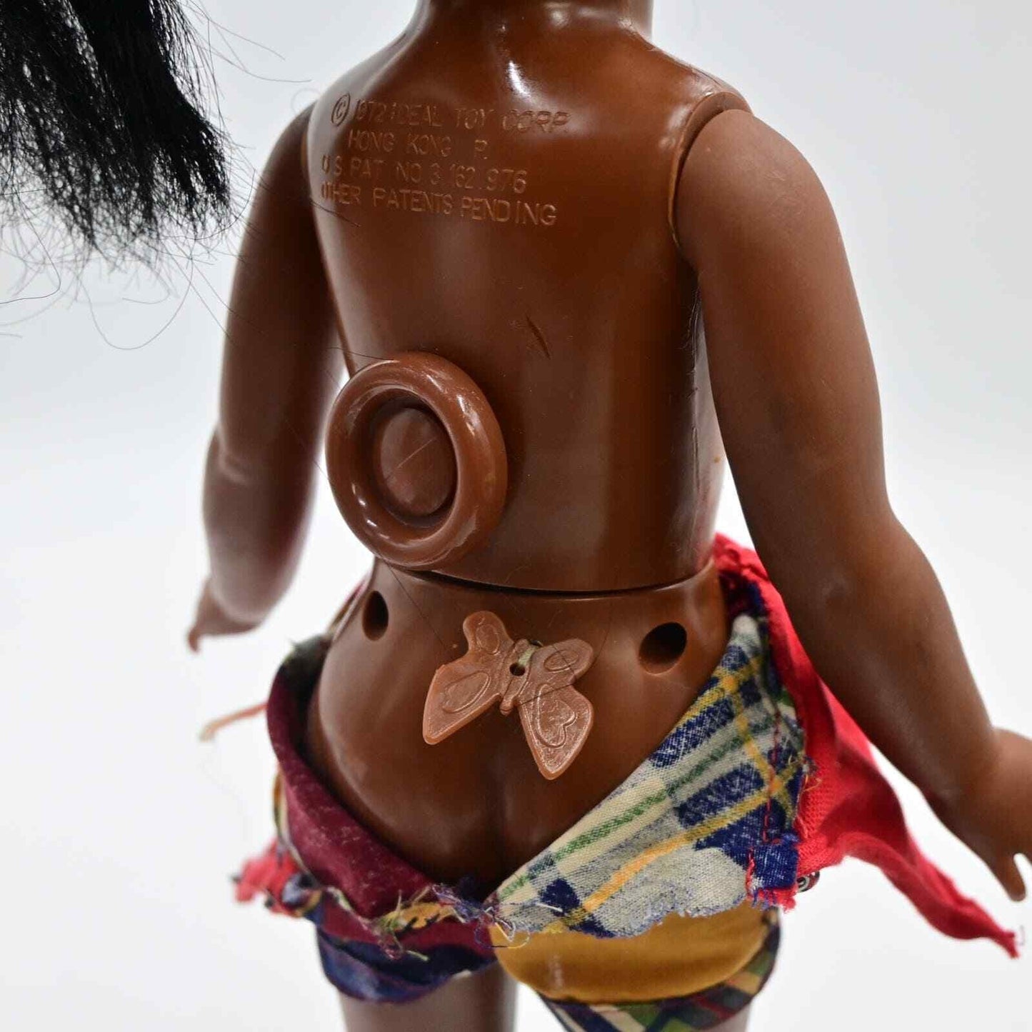 Vintage 1970’s Ideal Look Around Velvet African American Doll Look Around