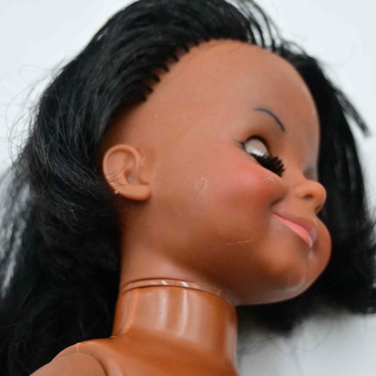 Vintage 1970’s Ideal Look Around Velvet African American Doll Look Around