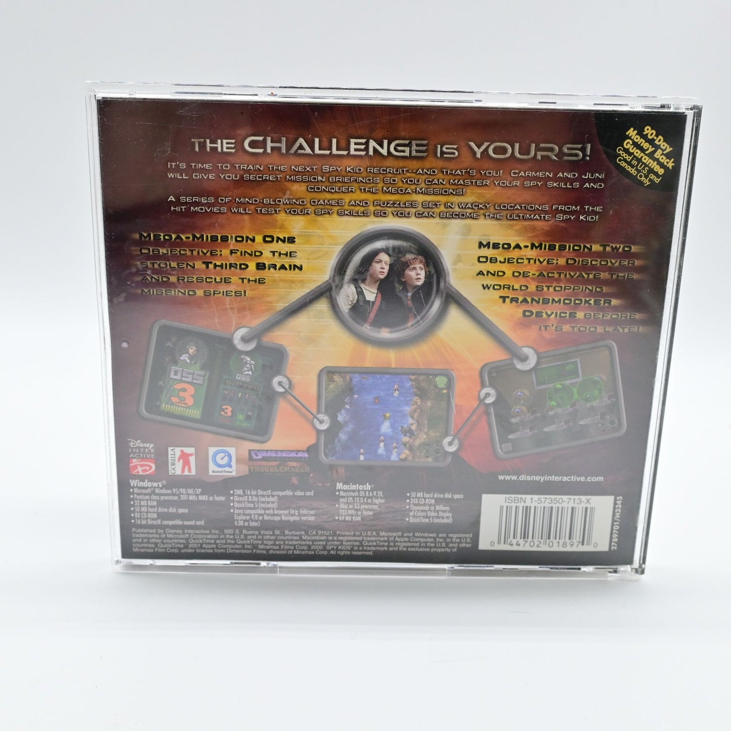 Spy Kids Mega Mission Zone PC CD-ROM Game E For Everyone