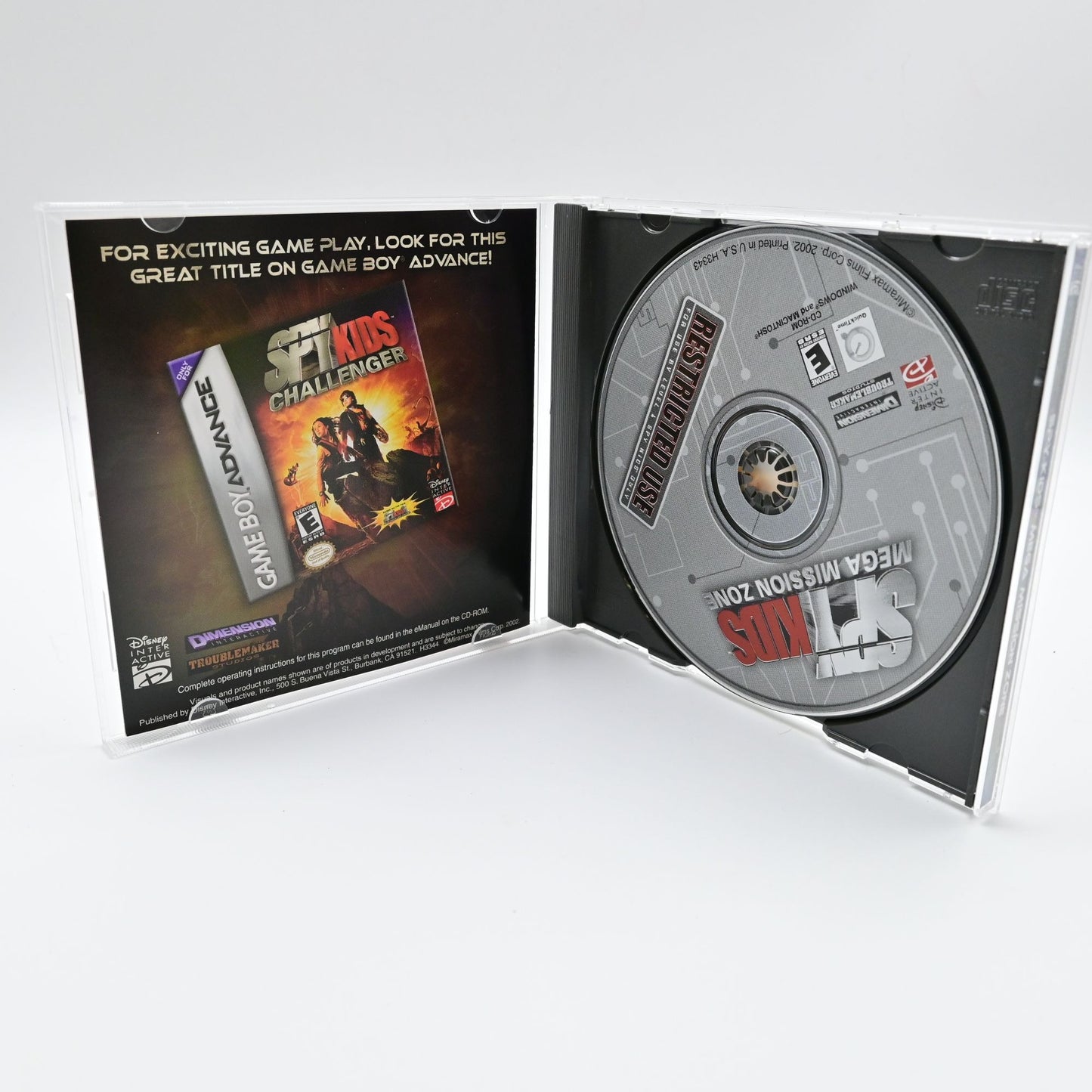 Spy Kids Mega Mission Zone PC CD-ROM Game E For Everyone