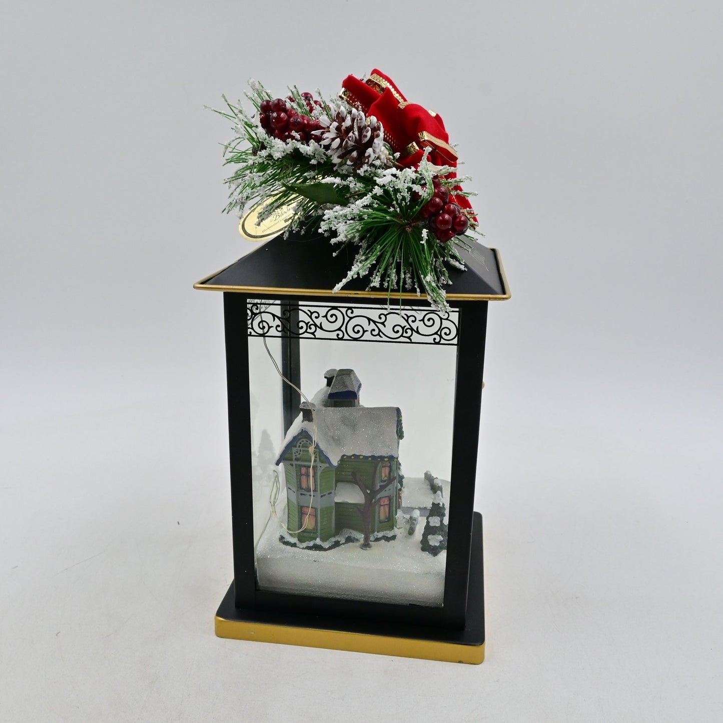 Thomas Kinkade Christmas Lantern Peace Bradford Exchange Sparkle Of The Season