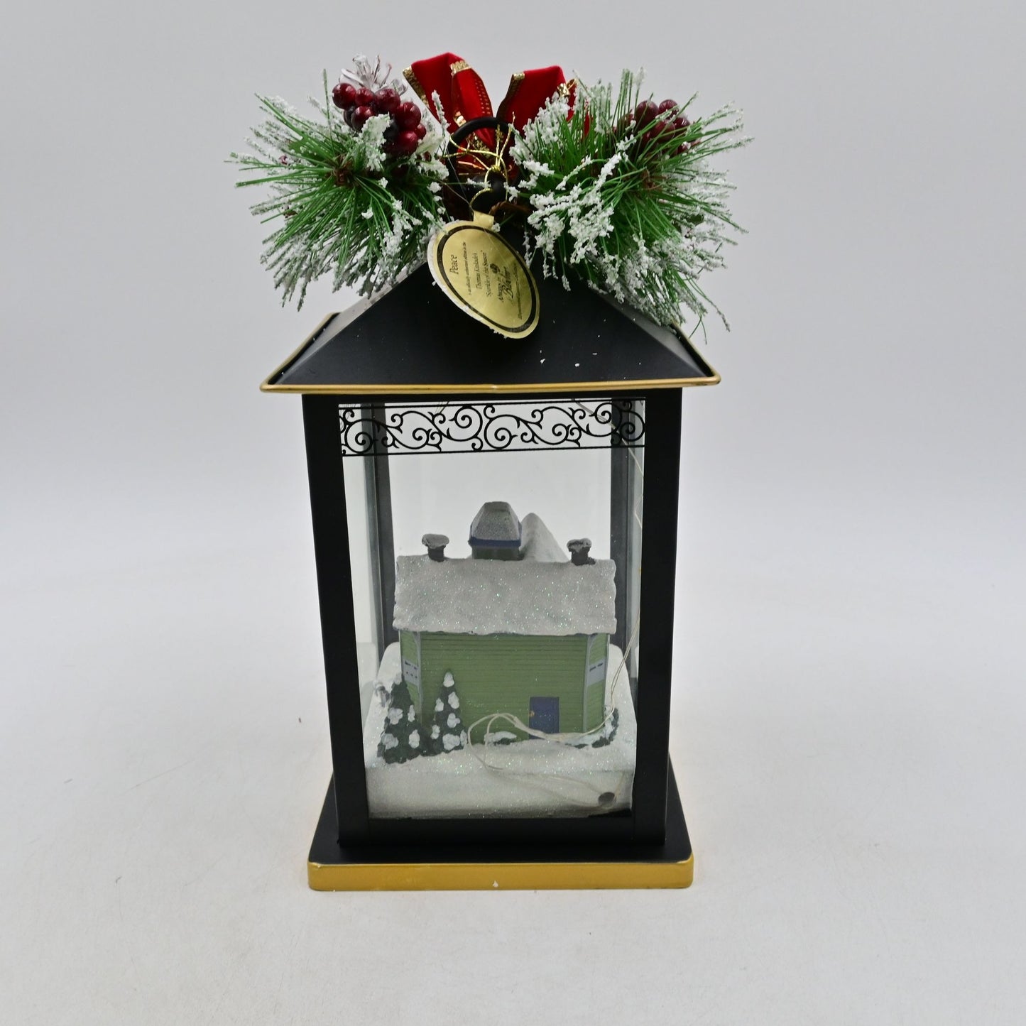 Thomas Kinkade Christmas Lantern Peace Bradford Exchange Sparkle Of The Season