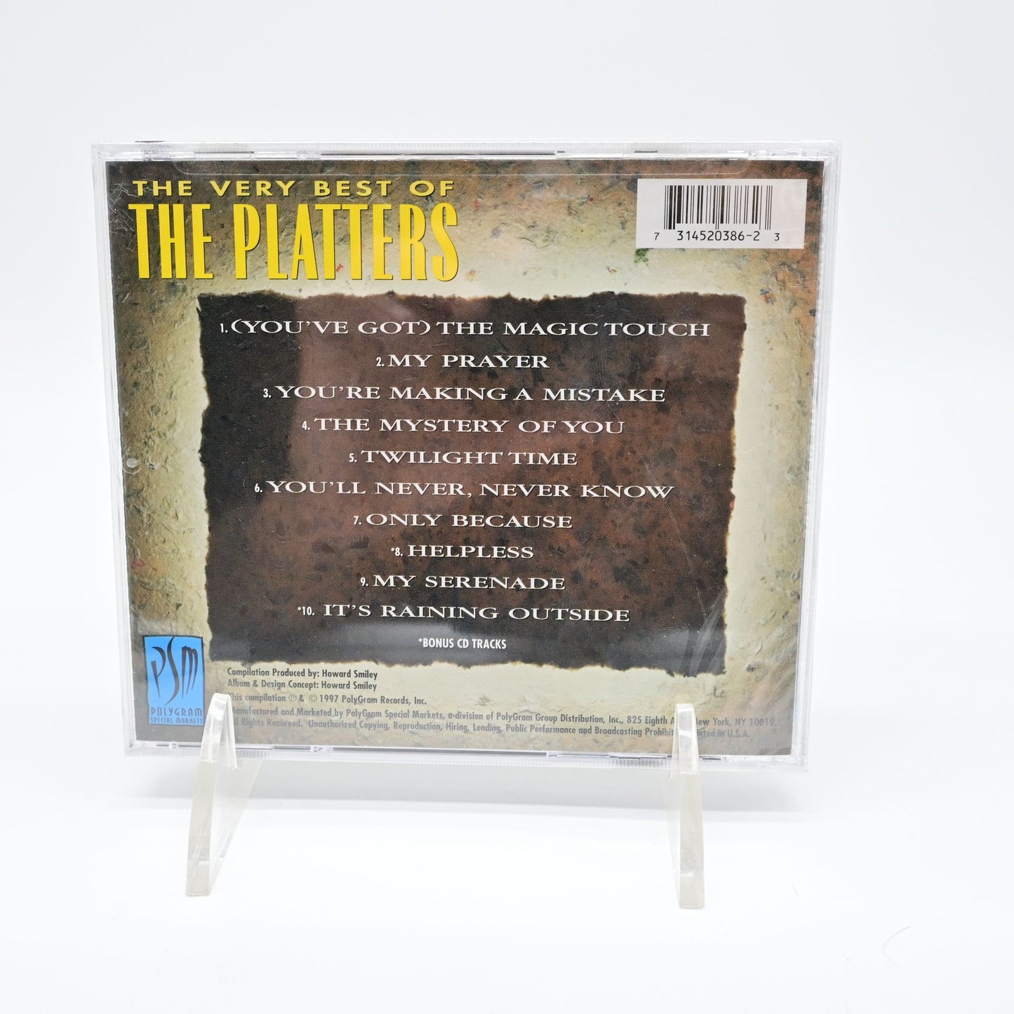 The Very Best Of The Platters Music CD New Sealed