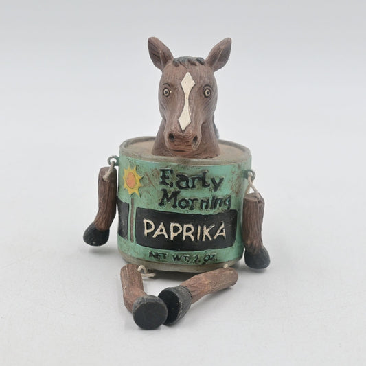 WMC Horse Paprika Anthropomorphic Shelf Sitter Figure