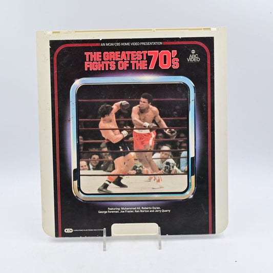 Greatest Fights of '70s RCA Video Disc CED 1982