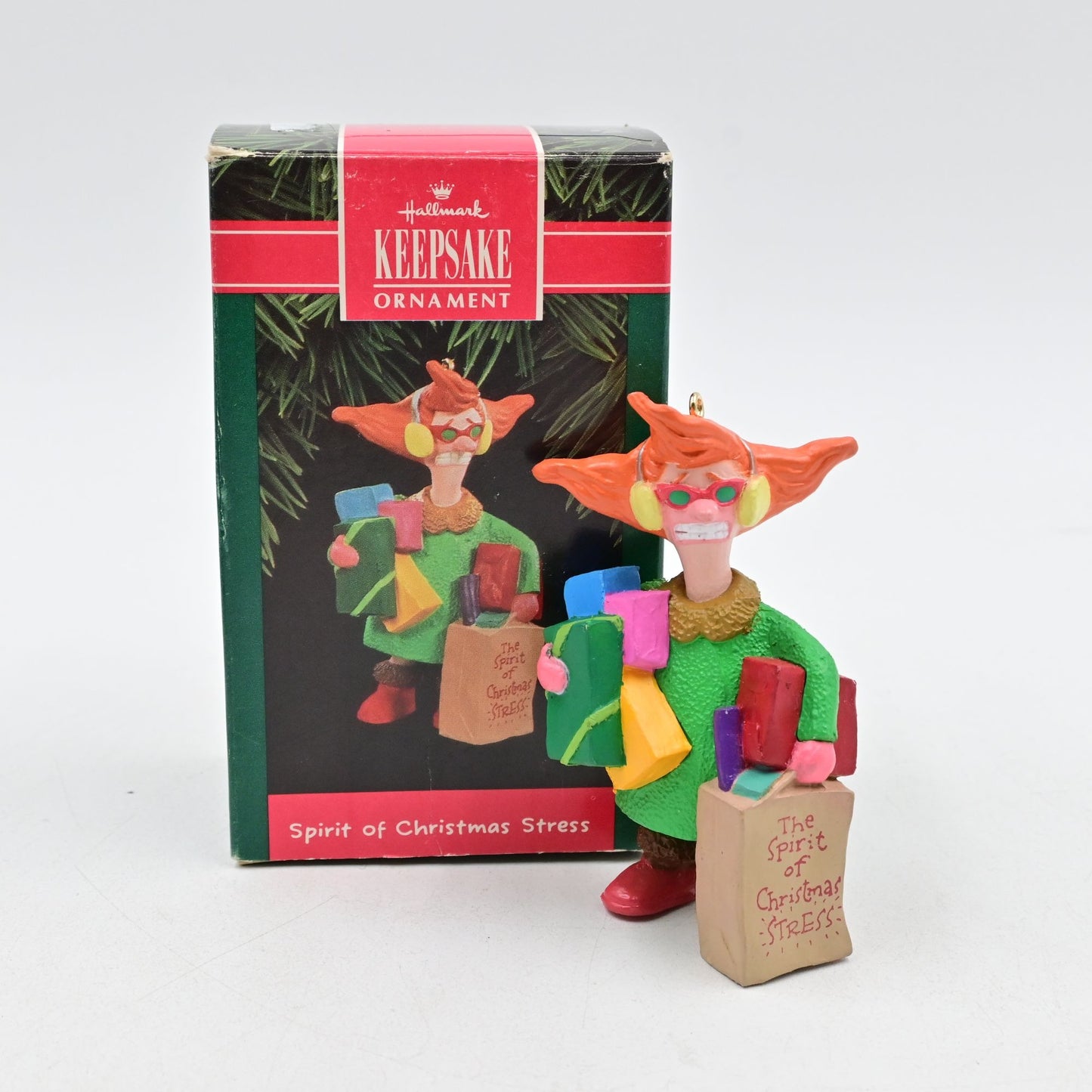 Hallmark Keepsake Spirit Of Christmas Stress Maxine Vintage 1992 Ornament