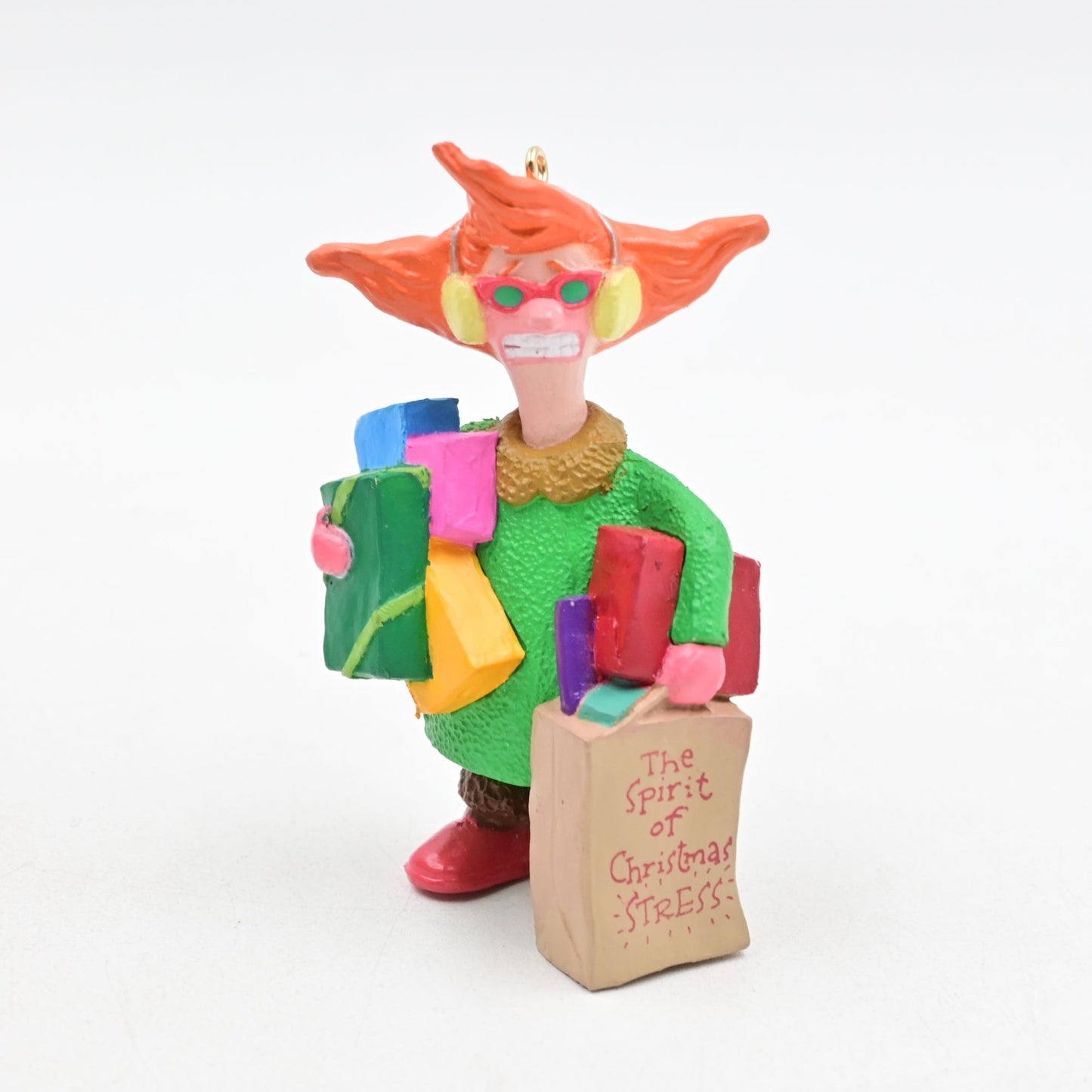 Hallmark Keepsake Spirit Of Christmas Stress Maxine Vintage 1992 Ornament