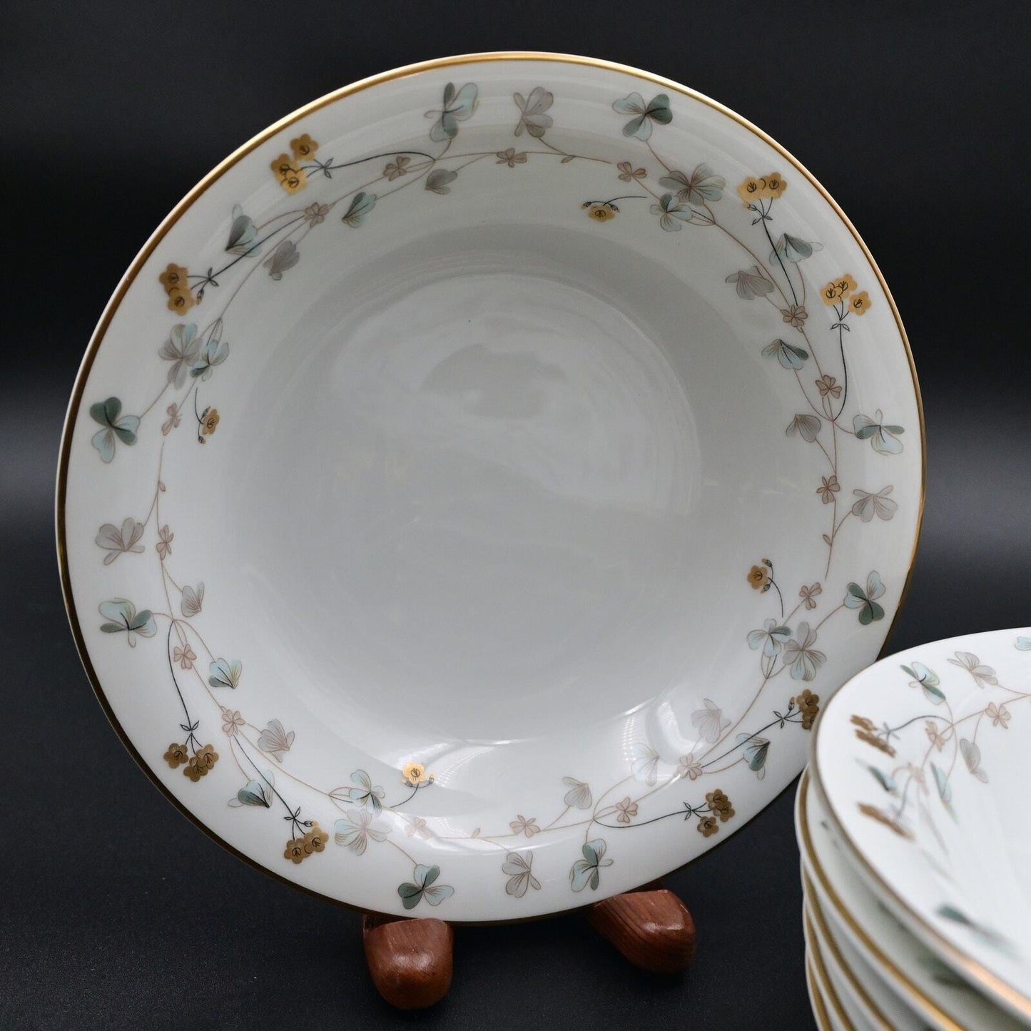 Noritake China Clovis Pattern #5855 7.5" Bowl Set Of 6