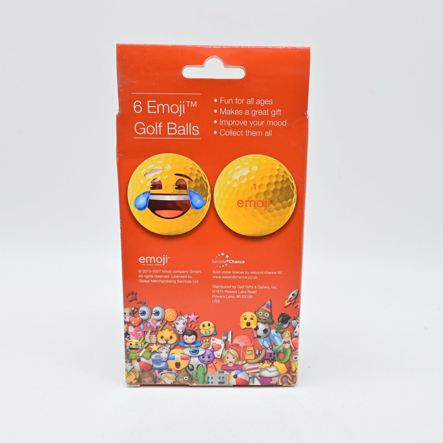 Emoji 6-Piece Golf Ball Set