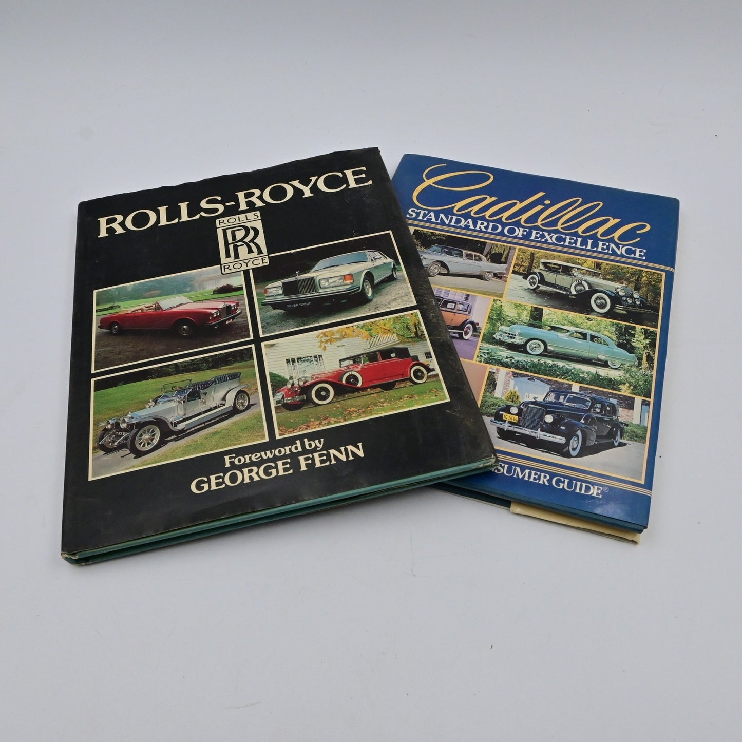 Rolls-Royce & Cadillac Standard Of Excellence Hardback Book Bundle