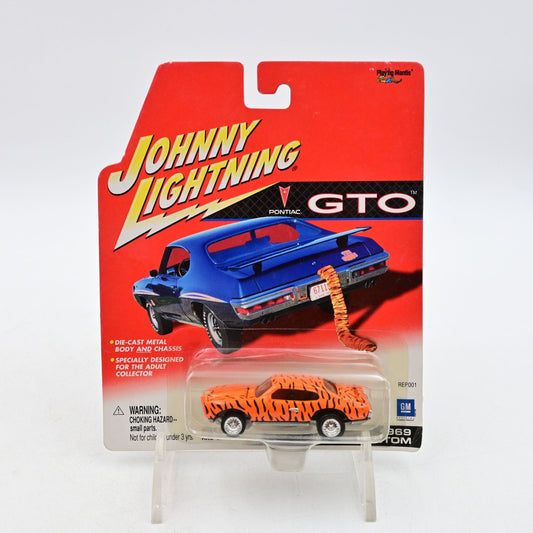 Johnny Lightning Pontiac GTO 1969 Custom Tiger Stripped Paint 1:64 Diecast