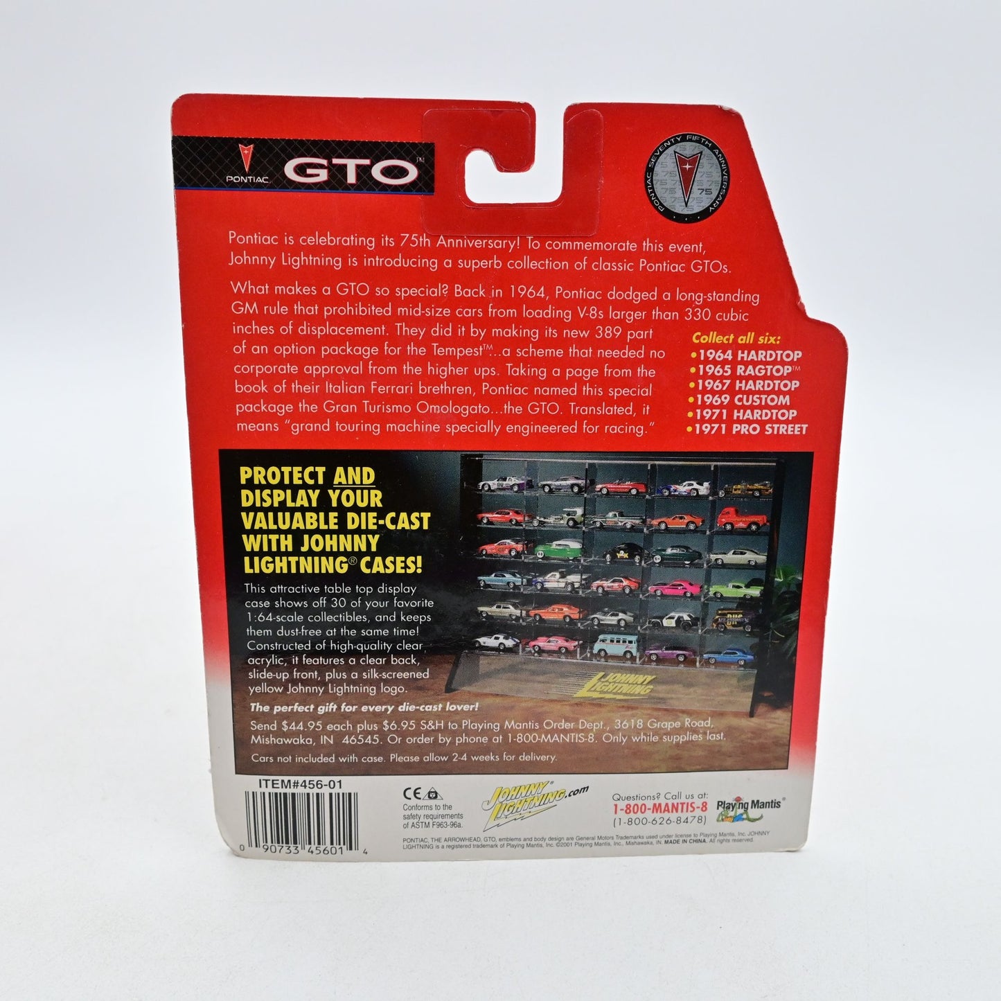Johnny Lightning Pontiac GTO 1969 Custom Tiger Stripped Paint 1:64 Diecast