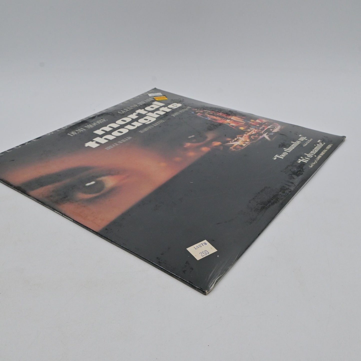 Vintage 1991 Mortal Thoughts LaserDisc Deluxe Widescreen Version