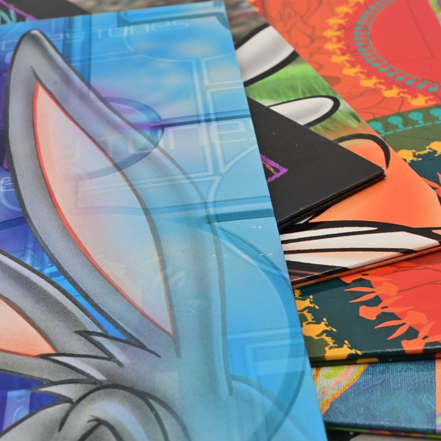 Vintage 1990s/2000s Bugs Bunny Looney Tunes Folder Bundle Of 6
