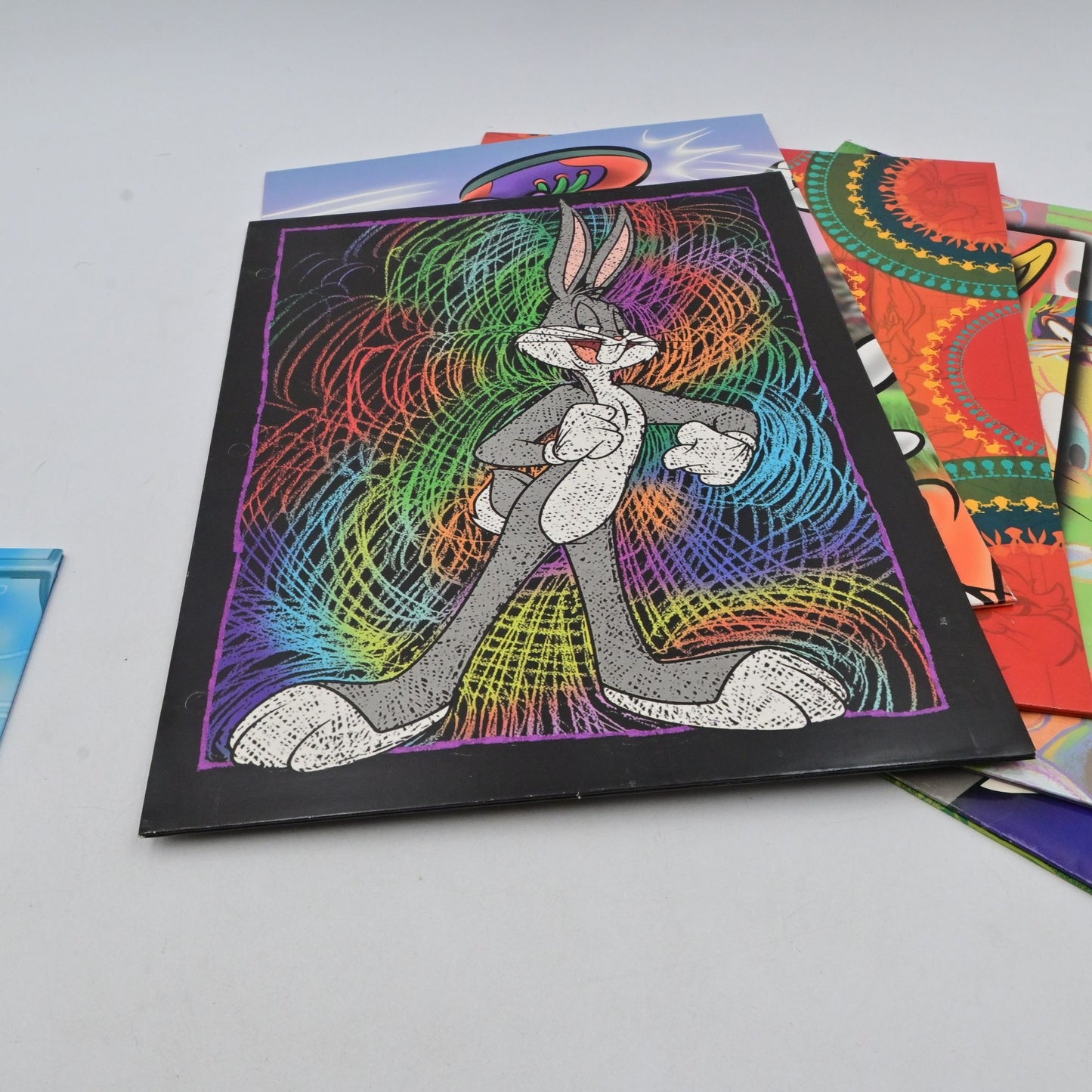 Vintage 1990s/2000s Bugs Bunny Looney Tunes Folder Bundle Of 6