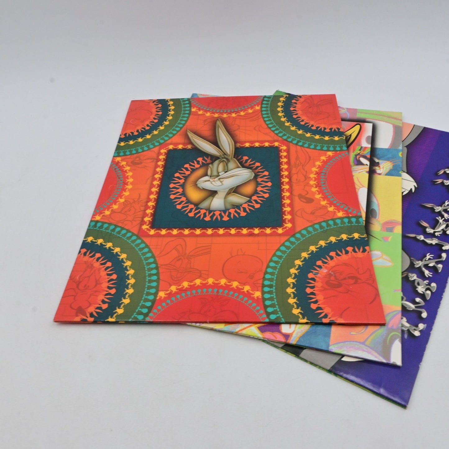 Vintage 1990s/2000s Bugs Bunny Looney Tunes Folder Bundle Of 6