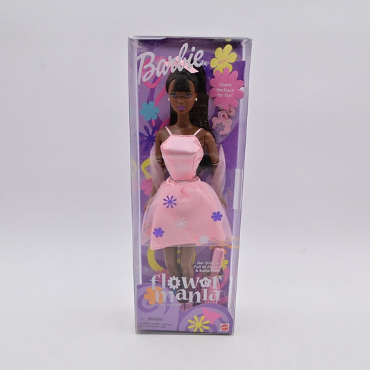 Flower Mania Barbie African American Doll Vintage 2000