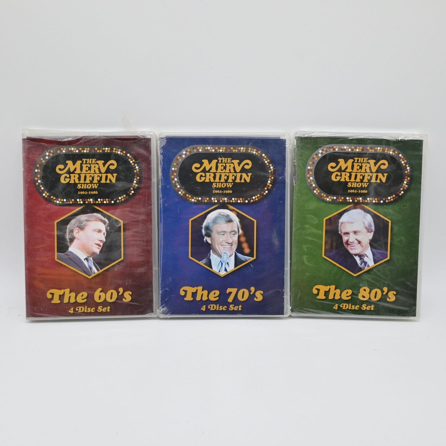 The Merv Griffin Show The 60's, The 70's, & The 80's Dvd Bundle Sealed