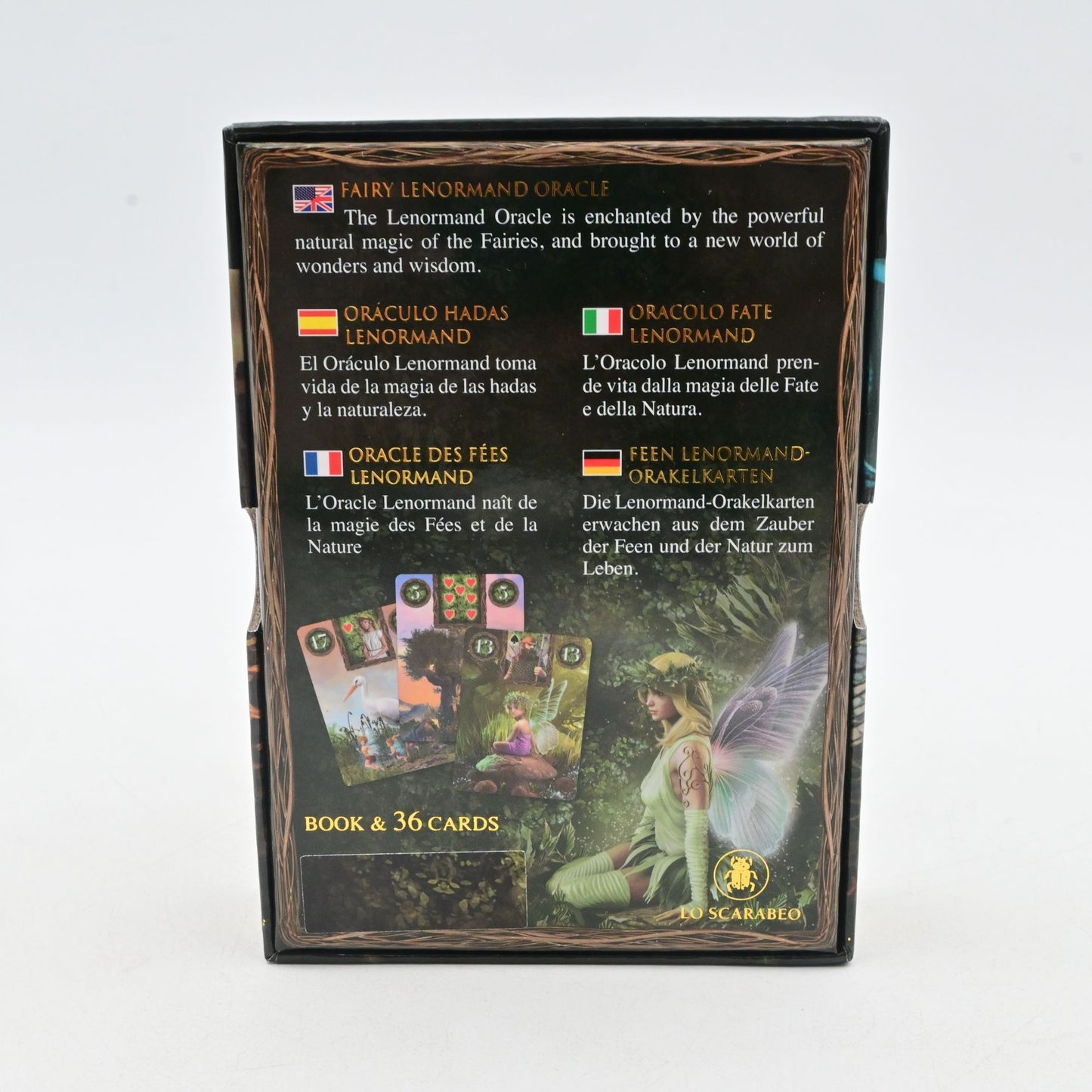 Fairy Lenormand Oracle Cards By M. Holz & T. Goodwin With 36 Cards & Guide Book
