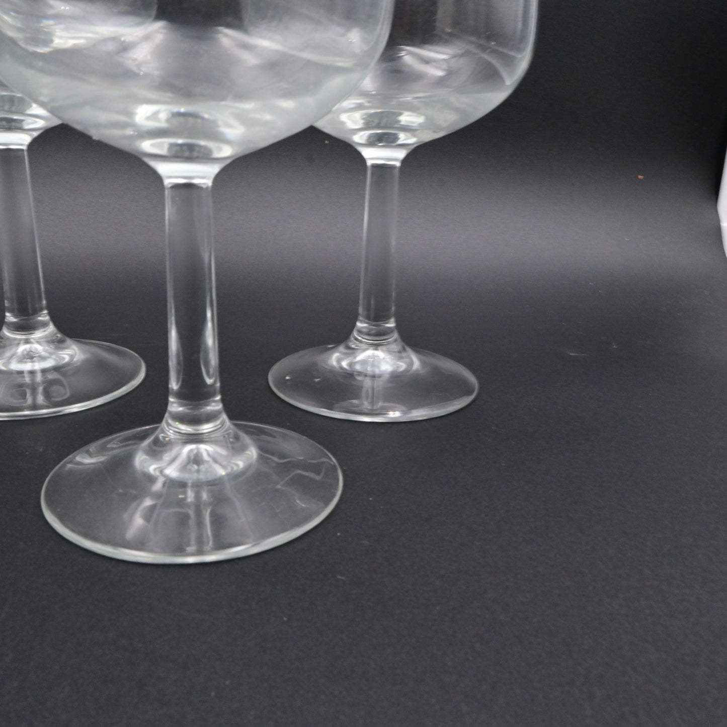 Luminare France Wine Glasses Clear Crystal Stemmed Set Of 5