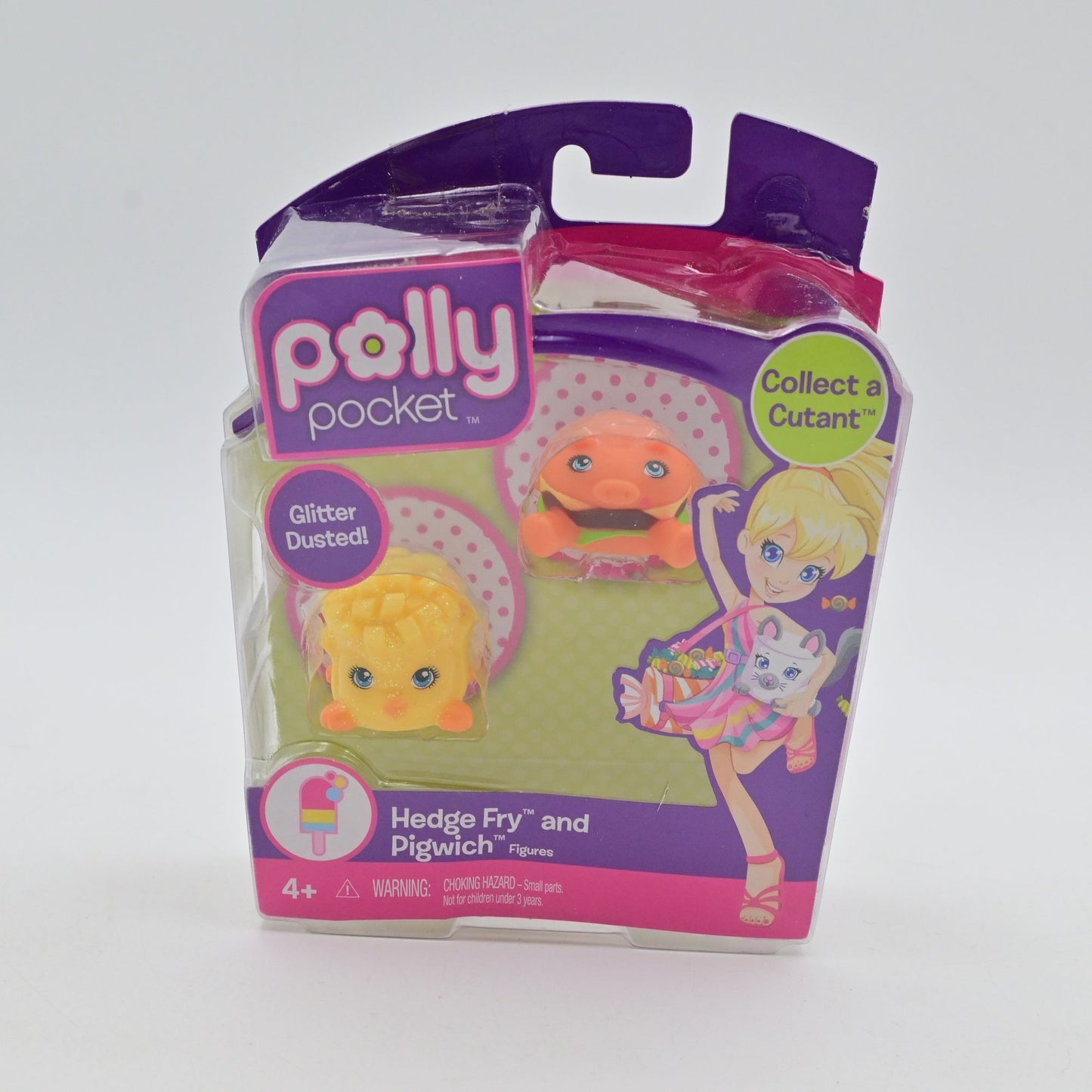 Polly Pocket Hedge Fry & Pigwich Figures