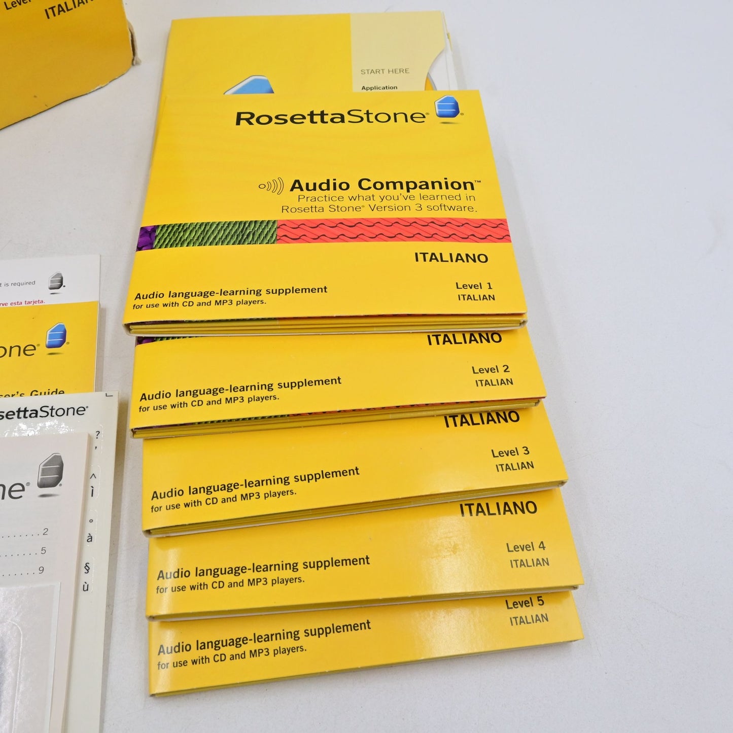 Rosetta Stone Italiano Version 4 Level 1-5 1, 2, 3, 4, 5 Learn Italian