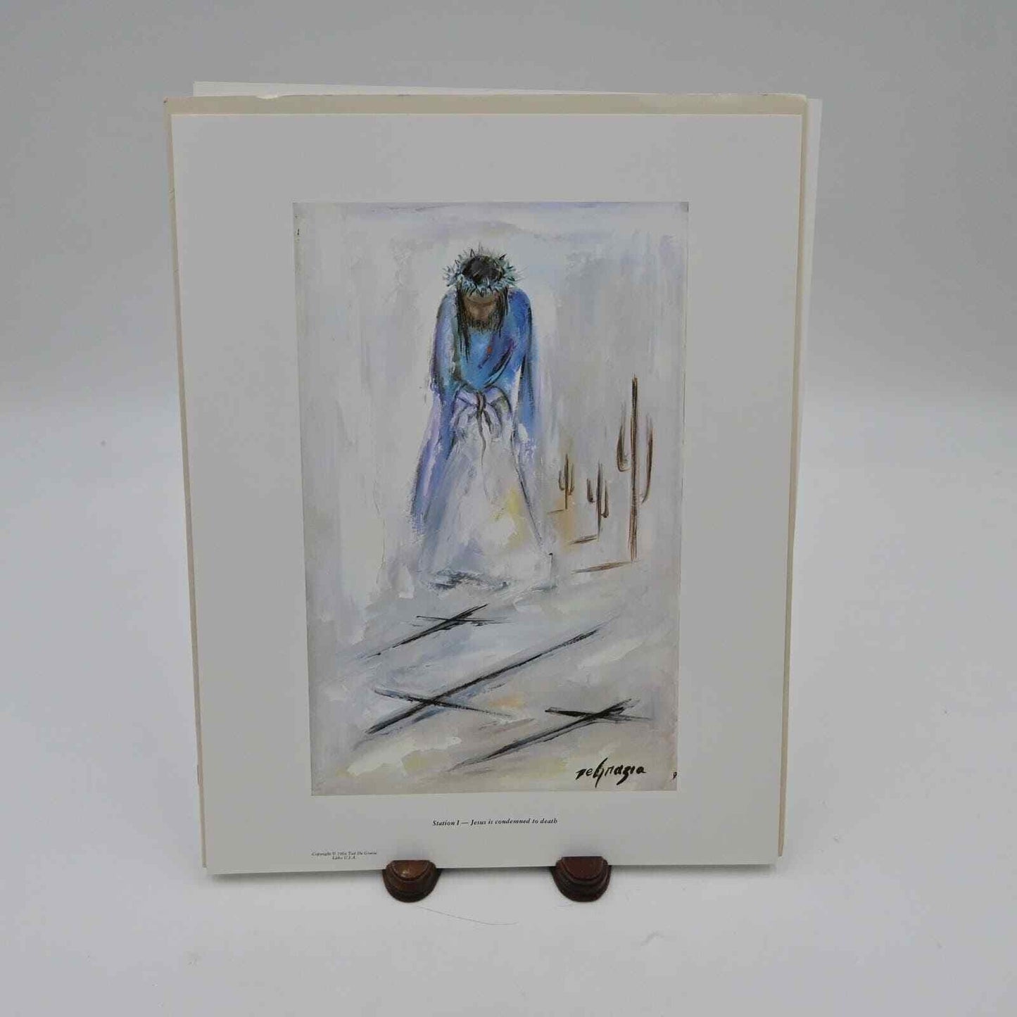 DeGrazia Way Of The Cross Print Set Of 15 In Folder